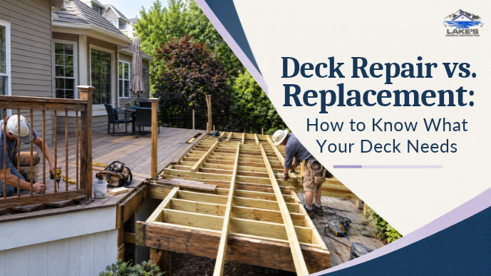 Deck Repair vs. Replacement: How to Know What Your Deck Needs